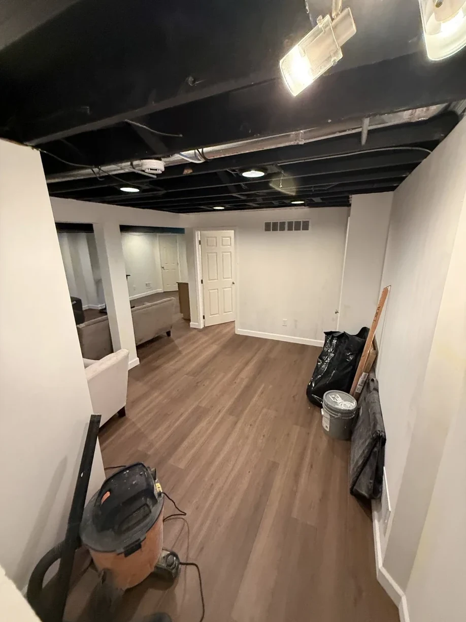 Finished basement by Brothers United